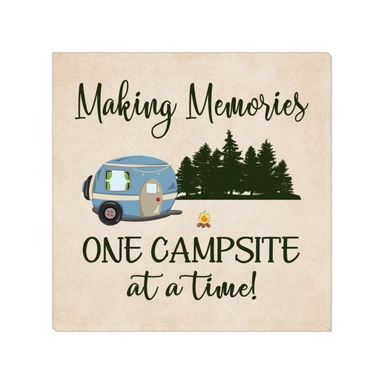 Camping Making Memories Canvas