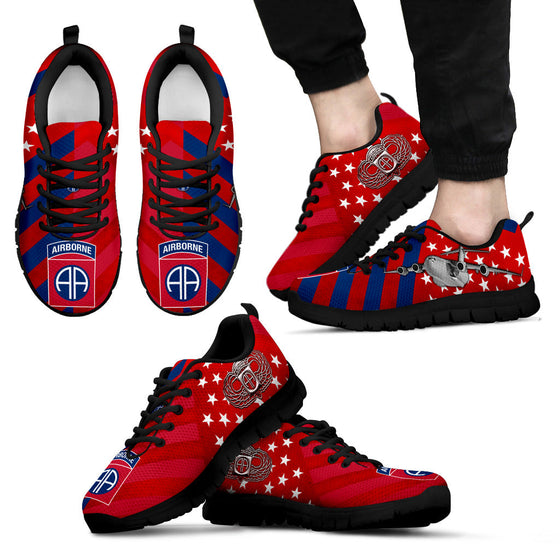 82nd Airborne Division Black Men Sneakers
