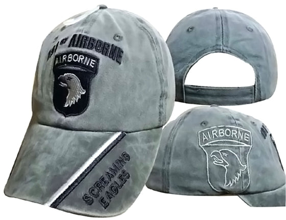 101st Airborne Screaming Eagles Olive Shadow Embroidered Cap CAP626B (TOPW)