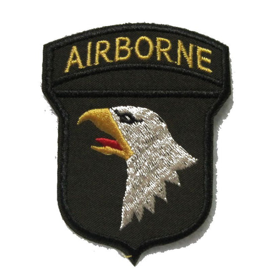 2 Pieces 101st Airborne Division Screaming Eagles Iron-on Embroidered Patch