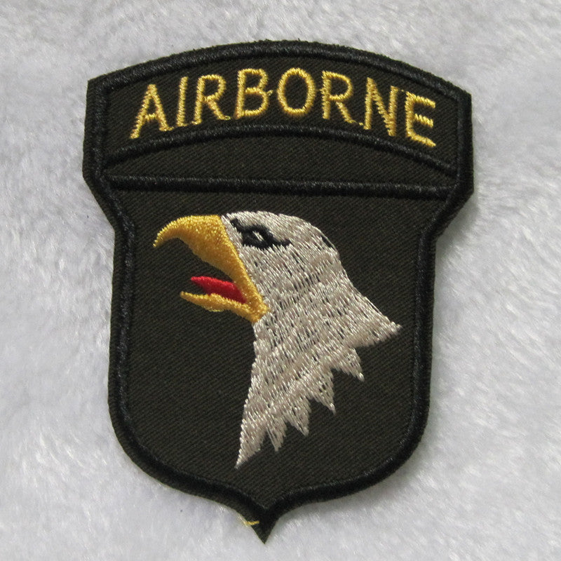 2 Pieces 101st Airborne Division Screaming Eagles Iron-on Embroidered Patch