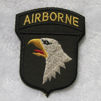 2 Pieces 101st Airborne Division Screaming Eagles Iron-on Embroidered Patch