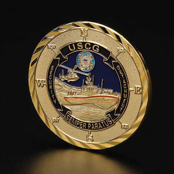 New Commemorative Coin United States Army Coast Guard Collection Souvenir