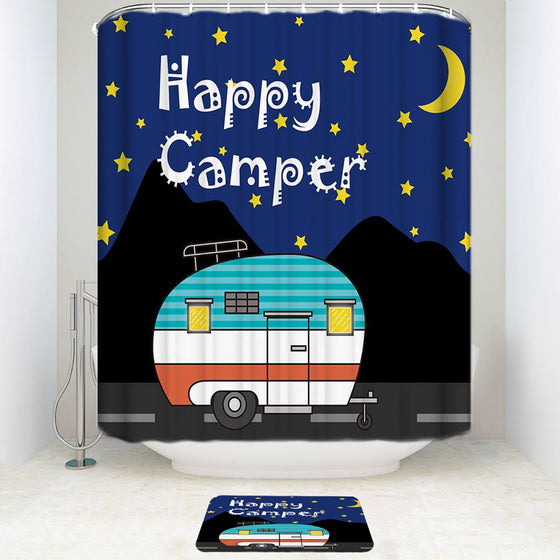 Happy Camper Shower Curtain