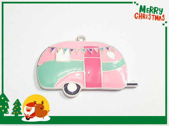 10PCS/LOT Camper Van Charm Necklace Bracelet
