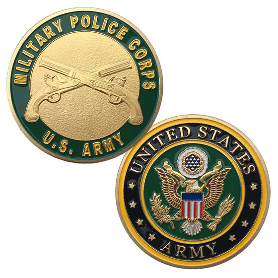 Collection ~U.S Army Military Police Colozied Challenge Coin/Badge/Medal 1387#