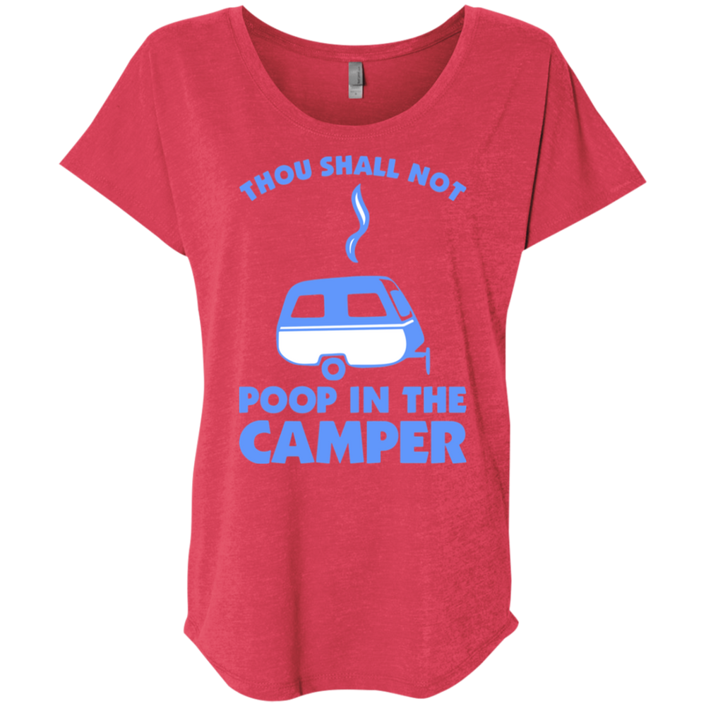 Thou shall not poop in the camper shirt