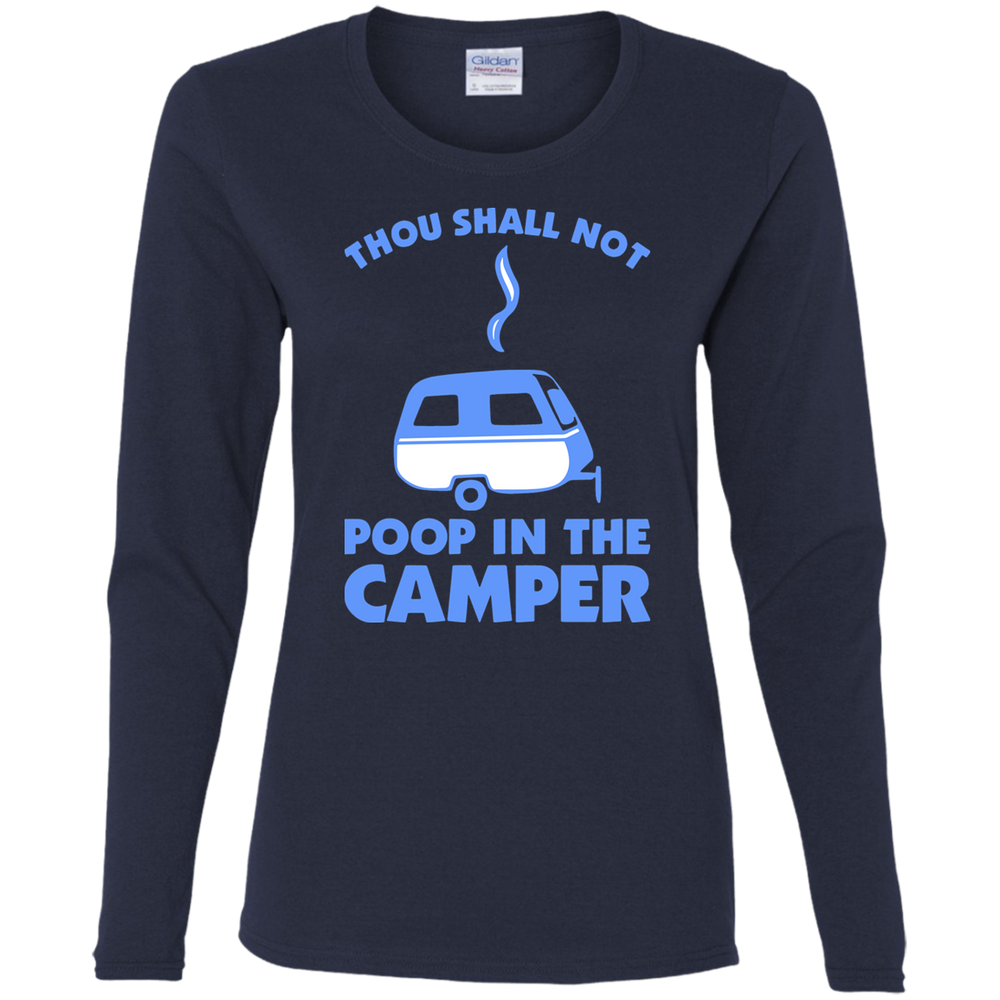 Thou shall not poop in the camper shirt
