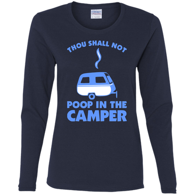 Thou shall not poop in the camper shirt