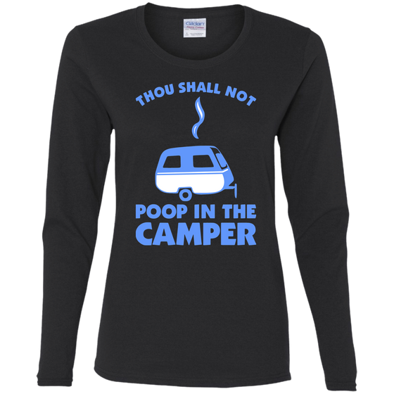 Thou shall not poop in the camper shirt