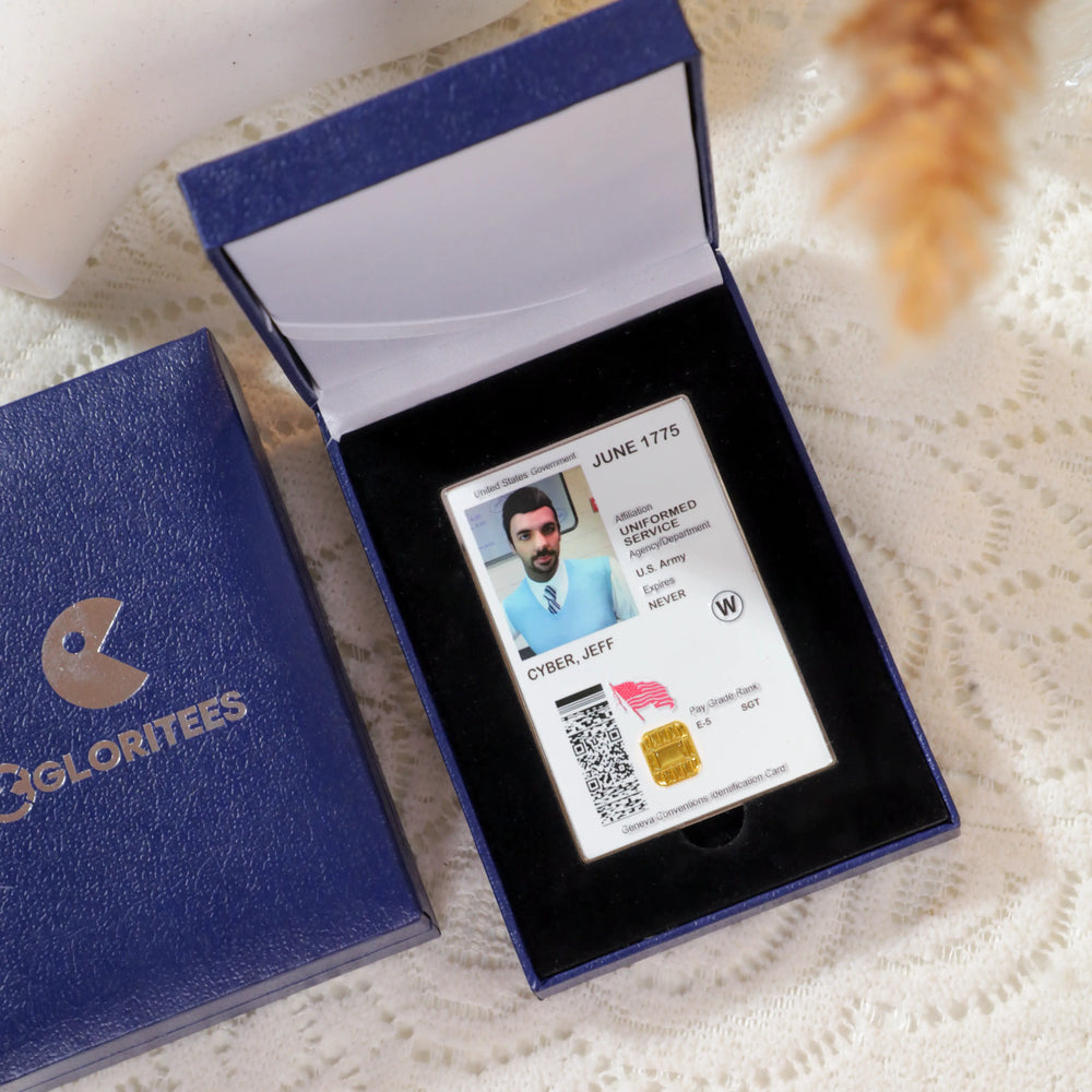 Custom Military CAC Coin – Personalized Army ID Challenge Coin