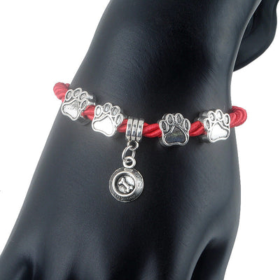 Dog Crazier Paw Best Friend Charms Bracelets Jewelry