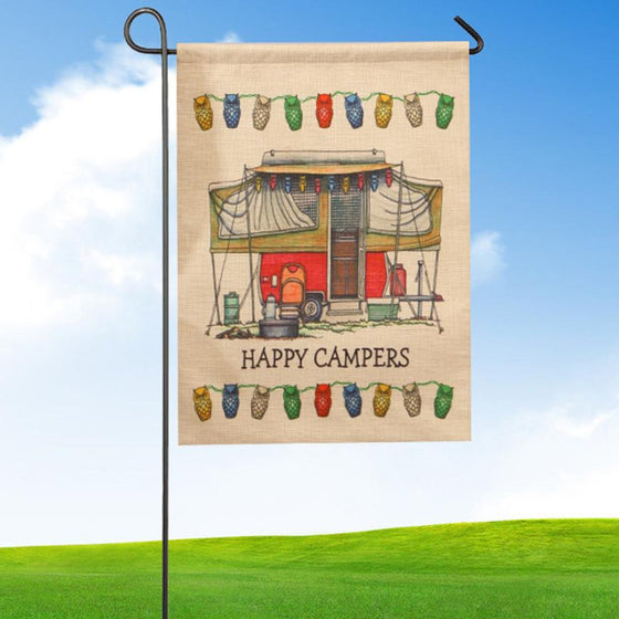 Camping Garden Flag Indoor Outdoor Home Decor Birds Tree Flag
