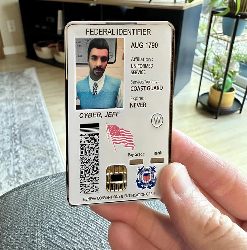 Cyber Awareness Jeff Coin – Military Edition (Army, Navy, Air Force & More)