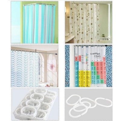 Camping Curtain You Make Me Happy Camper Cartoon Waterproof Bathroom Shower Curtain Polyester Fabric Bathroom Curtain & 12 Hooks