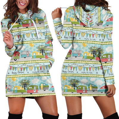 Happy Camper Hoodie Dress