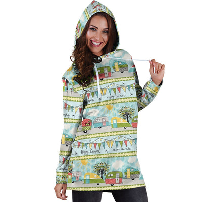Happy Camper Hoodie Dress