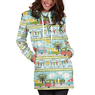 Happy Camper Hoodie Dress