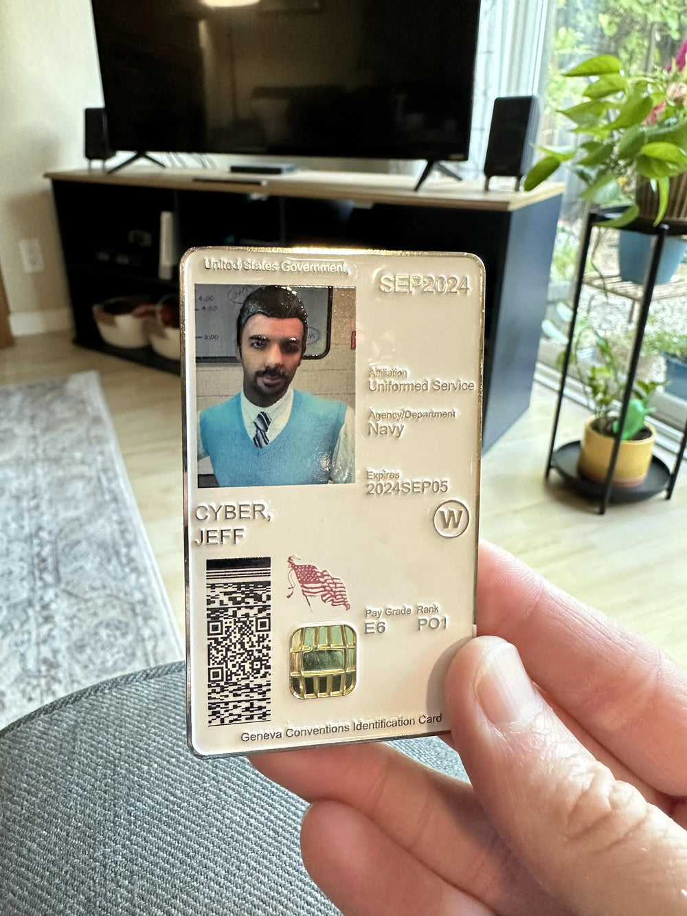 Cyber Awareness Jeff Coin – Military Edition (Army, Navy, Air Force & More)