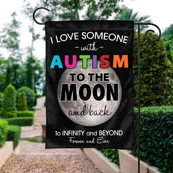 Autism Garden Flag