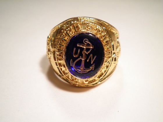 USN US Navy Anchor Ring Made In USA