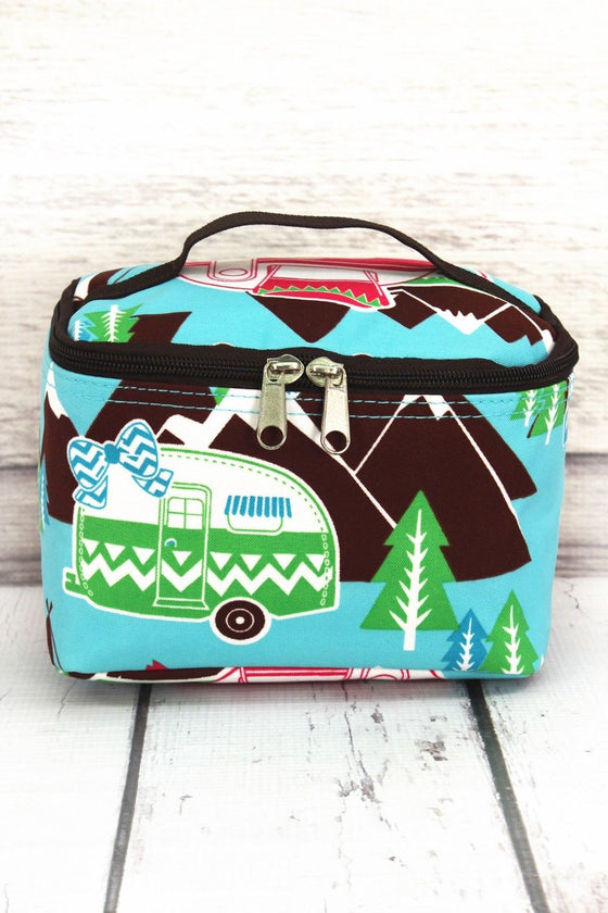 HAPPY CAMPER TOTE/COSMETIC BAG