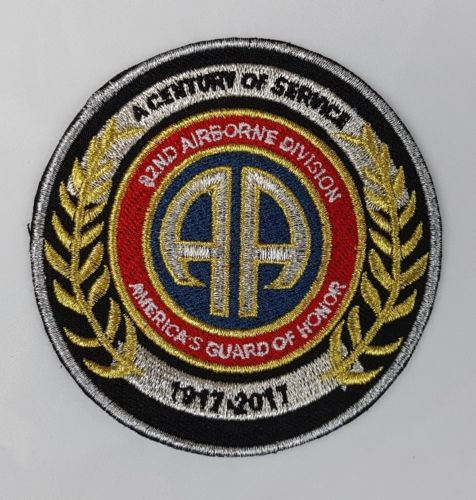 82nd DIVISION 100 YEARS OF SERVICE 1917- 2017 ANNIVERSARY AIRBORNE LEGACY PATCH
